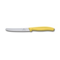 Ніж для томатів Victorinox SWISS CLASSIC Tomato&Table 11см хвил жовт 6.7836.L118