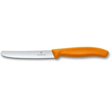 Ніж для томатів Victorinox SWISS CLASSIC Tomato&Table 11см хвил помаран 6.7836.L119