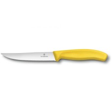 Ніж для стейка та піци Victorinox SWISS CLASSIC  12см хвил жовт 6.7936.12L8