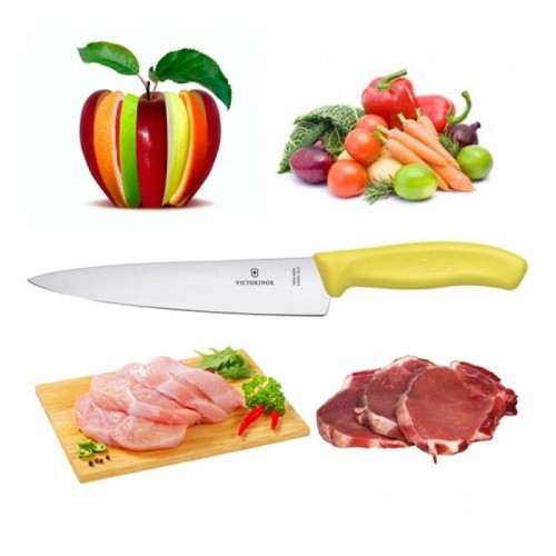 Кухонні ножі Обробний ніж Victorinox SWISS CLASSIC 19см жовт 6.8006.19L8B