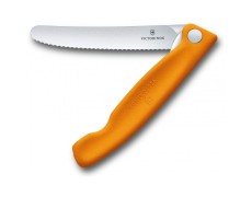Складаний ніж для пікніка Victorinox SWISS CLASSIC 11см хвил помаран 6.7836.F9B