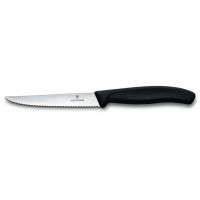 Ніж для стейка Victorinox SWISS CLASSIC 11см хвил чорн 6.7233.20 Ніж для стейка Victorinox SWISS CLASSIC 11см хвил чорн 6.7233.20