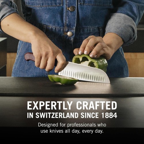 Кухонные ножи Нож 17 см Victorinox WOOD Santoku 6.8520.17G