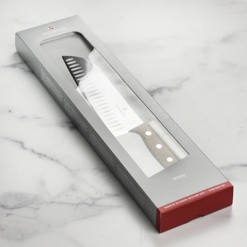 Кухонные ножи Нож 17 см Victorinox WOOD Santoku 6.8520.17G