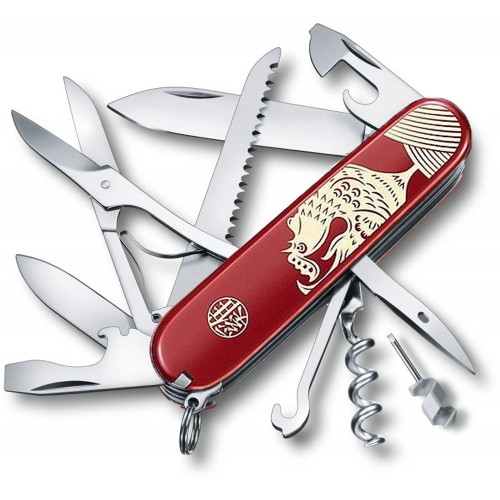 Ножі та мультитули Victorinox Лімітований ніж Victorinox HUNTSMAN Year of the Rooster 1.3714.E6