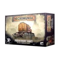 Миниатюра WARHAMMER 40000: NECROMUNDA - PROMETHIUM TANKS ON CARGO-8 TRAILER