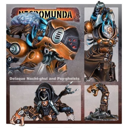 Necromunda Набор миниатюр WARHAMMER 40000: NECROMUNDA - DELAQUE NACHT-GHUL AND PSY-GHEISTS