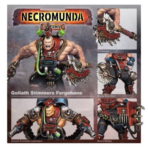 Necromunda Набор миниатюр WARHAMMER 40000: NECROMUNDA - GOLIATH STIMMERS AND FORGE-BORN