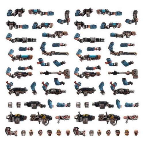 Necromunda Набор миниатюр WARHAMMER 40000: NECROMUNDA - ORLOCK WEAPONS UPGRADES