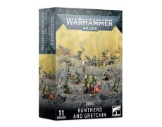 Набір мініатюр WARHAMMER 40000: ORKS - RUNTHERD AND GRETCHIN