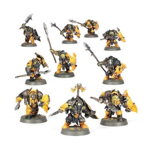 Orruk Warclans Набір мініатюр AGE OF SIGMAR: SPEARHEAD - ORRUK WARCLANS IRONJAWZ BIGMOB