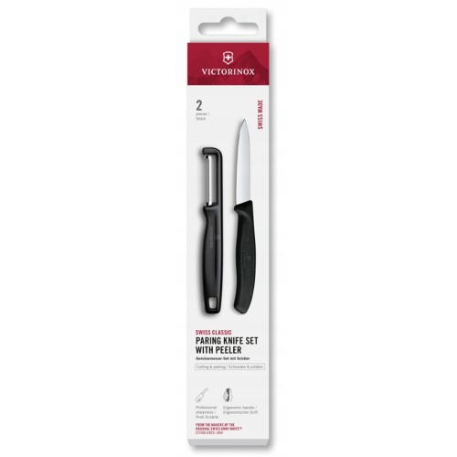 Кухонные наборы Набор для очистки овощей Victorinox SWISS CLASSIC (нож, овощечистка) 6.7113.21