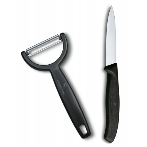 Кухонные наборы Набір для чищення овочів Victorinox Swiss Classic 2шт чорн 6.7113.22