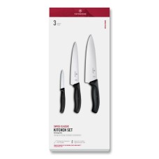 Набір кухонних ножів Victorinox Swiss Classic 3 ножа чорн 6.7133.3G