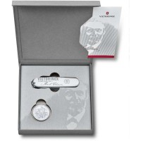 Набір Складаний  ніж + Монета KARL ELSENER Lim.Ed.8000 Victorinox Huntsman 1.1918.J18