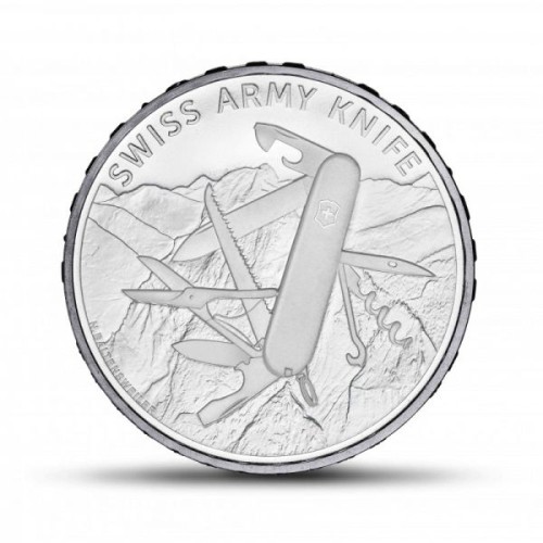 Ножі та мультитули Victorinox Набір Складаний ніж + Монета KARL ELSENER Lim.Ed.8000 Victorinox Huntsman 1.1918.J18