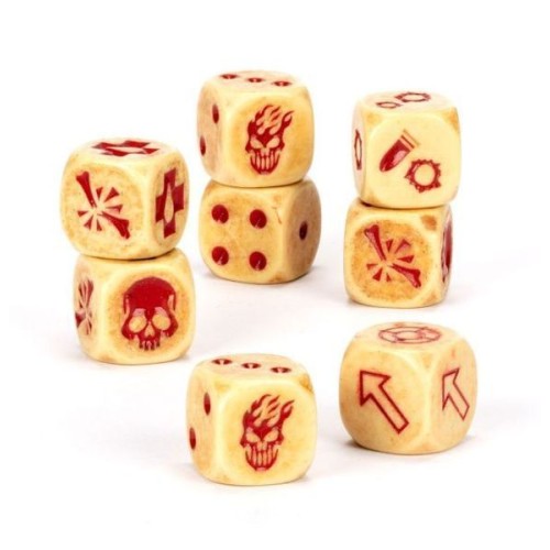 Necromunda Кубы NECROMUNDA - CAWDOR GANG ASH WASTES DICE SET