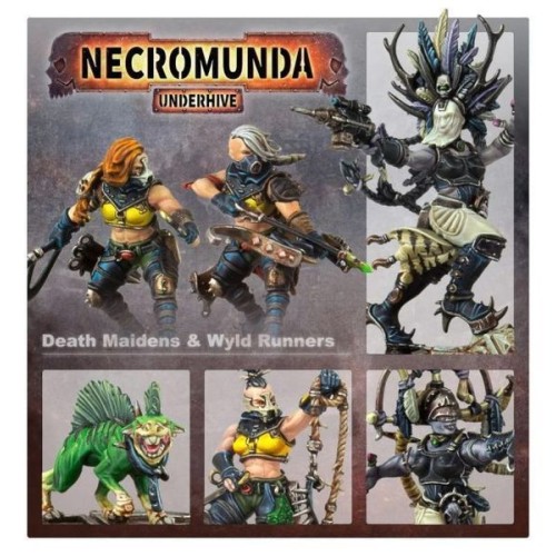 Necromunda Набор миниатюр WARHAMMER 40000: NECROMUNDA - ESCHER DEATH-MAIDENS AND WYLD RUNNERS