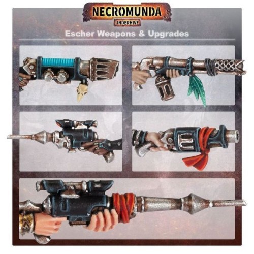 Набір NECROMUNDA: ESCHER WEAPONS AND UPGRADES
