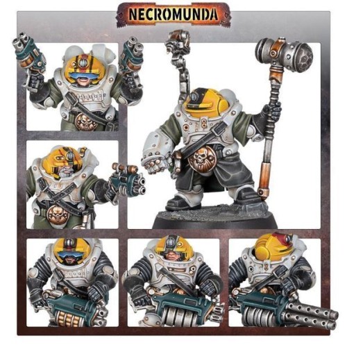 Necromunda Набор миниатюр WARHAMMER 40000: NECROMUNDA - IRONHEAD SQUAT PROSPECTORS GANG