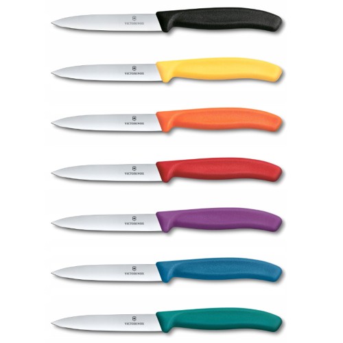 Кухонні ножі Ніж для чищення овочів Victorinox Swiss Classic 10см черв 6.7701.C1