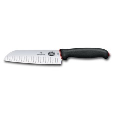 Ніж Сантоку Victorinox Dual Grip 17см чорн 5.2523.17D