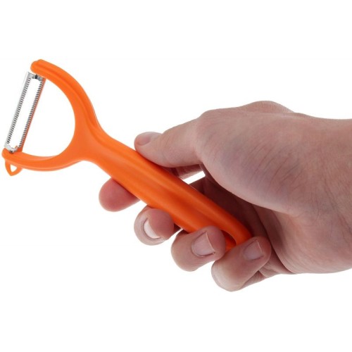 Кухонные принадлежности Овощечистка Tomato and Kiwi (оранжевая) Victorinox 7.6079.9