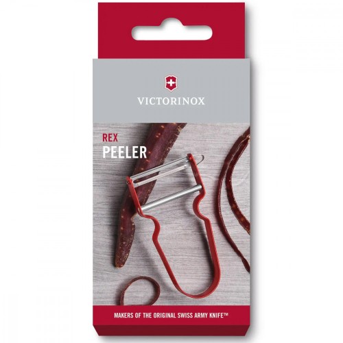 Кухонне приладдя Овочечистка Victorinox Rex пряме лезо, червон. 6.0900.1