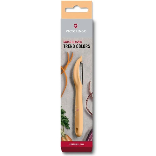 Кухонные принадлежности Овощечистка универсальная (светло-оранжевая) Victorinox 7.6075.92