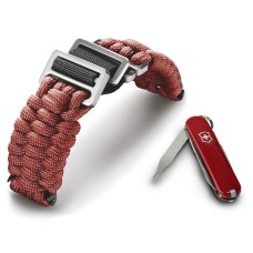Ремінець INOX паракорд + ніж Victorinox V.60024