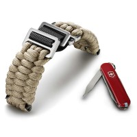 Ремінець INOX паракорд + ніж Victorinox V.60025 Ремінець INOX паракорд + ніж Victorinox V.60025