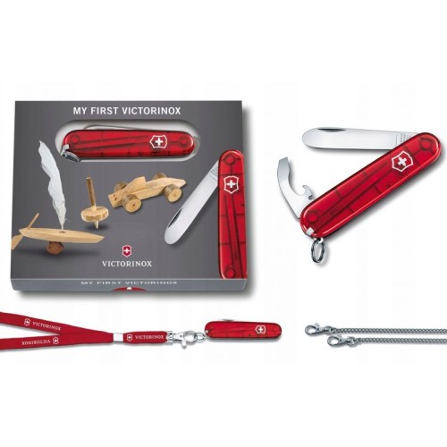 Ножі та мультитули Victorinox Складаний дитячий ніж Victorinox MY FIRST 0.2363.T