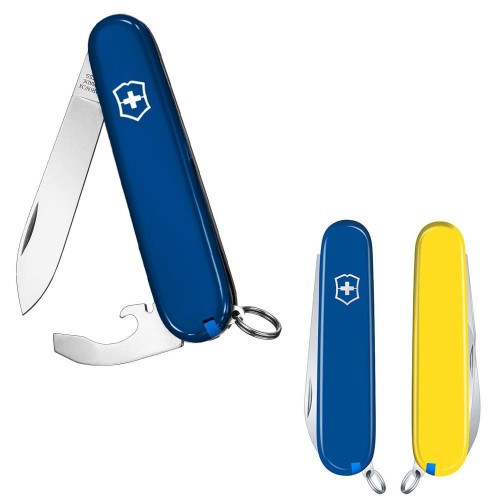 Ножі та мультитули Victorinox Складаний ніж Victorinox BANTAM UKRAINE синьо-жовтий 0.2303.2.8