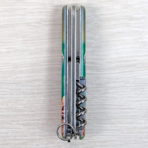 Ножі та мультитули Victorinox Складаний ніж Victorinox CAMPER ANIMAL Хамелеон 1.3613.3.F1020pw