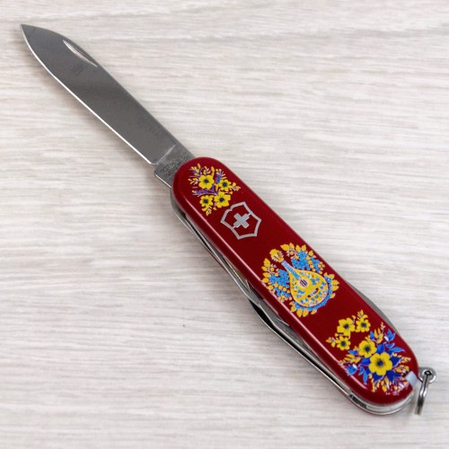 Ножі та мультитули Victorinox Складаний ніж Victorinox CAMPER UKRAINE Українські мотиви 1.3613.T1370u