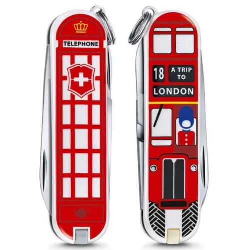 Ножі та мультитули Victorinox Складаний ніж Victorinox Classic LE A Trip to London 0.6223.L1808