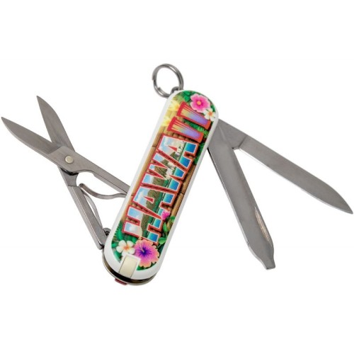 Ножі та мультитули Victorinox Складаний ніж Victorinox Classic LE Aloha Kakou 0.6223.L1809