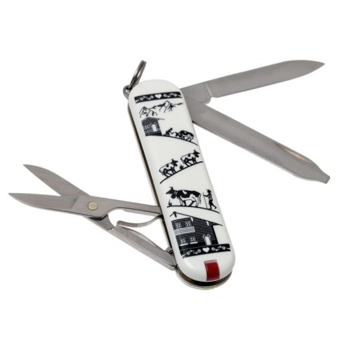 Ножі та мультитули Victorinox Складаний ніж Victorinox Classic LE Alps Love 0.6223.L1801