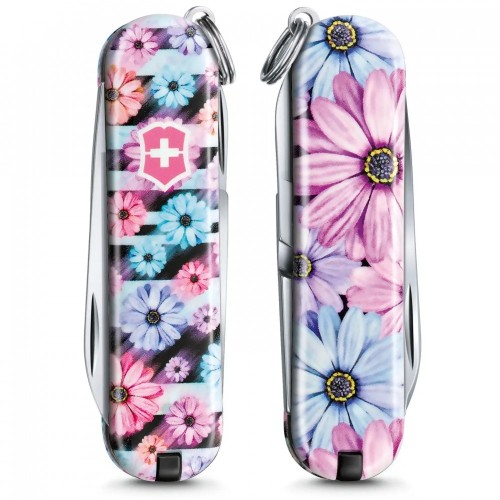 Ножи и мультитулы Victorinox Складаний ніж Victorinox CLASSIC LE Dynamic Floral 0.6223.L2107