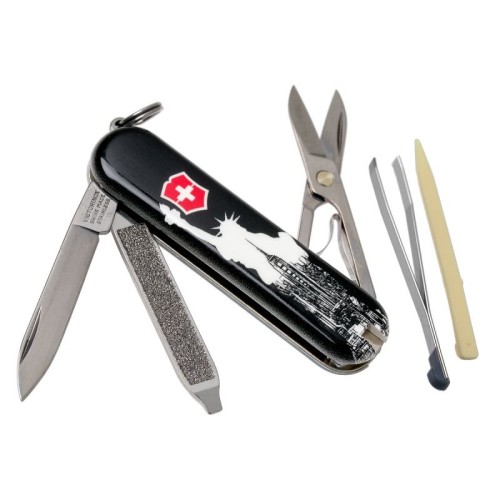 Ножі та мультитули Victorinox Складаний ніж Victorinox Classic LE New York 0.6223.L1803