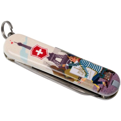 Ножі та мультитули Victorinox Складаний ніж Victorinox Classic LE The City of Love 0.6223.L1810