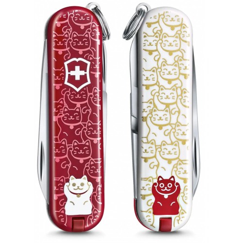 Ножи и мультитулы Victorinox Складной нож Victorinox CLASSIC LE Lucky Cat 0.6223.L2106