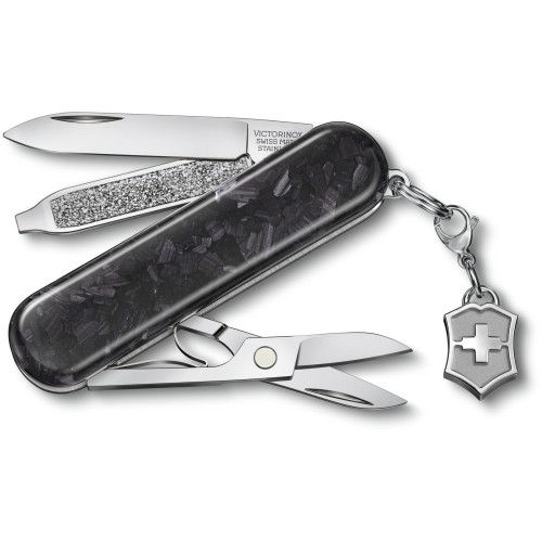 Ножі та мультитули Victorinox Складаний ніж Victorinox CLASSIC SD Brilliant Carbon 0.6221.90