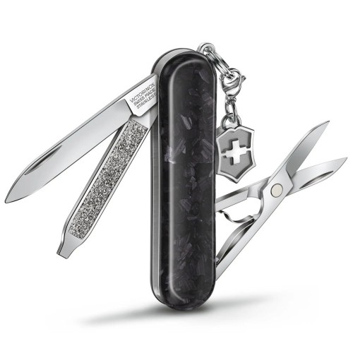 Ножі та мультитули Victorinox Складаний ніж Victorinox CLASSIC SD Brilliant Carbon 0.6221.90