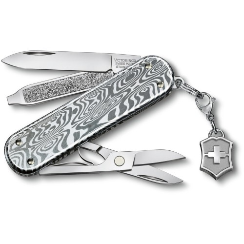 Ножі та мультитули Victorinox Складаний ніж Victorinox CLASSIC SD Brilliant Damast 0.6221.34