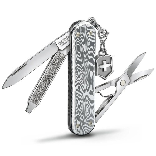 Ножі та мультитули Victorinox Складаний ніж Victorinox CLASSIC SD Brilliant Damast 0.6221.34