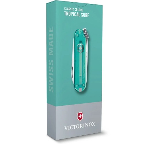 Ножи и мультитулы Victorinox Швейцарский складной нож 58мм Victorinox CLASSIC SD Colors 0.6223.T24G