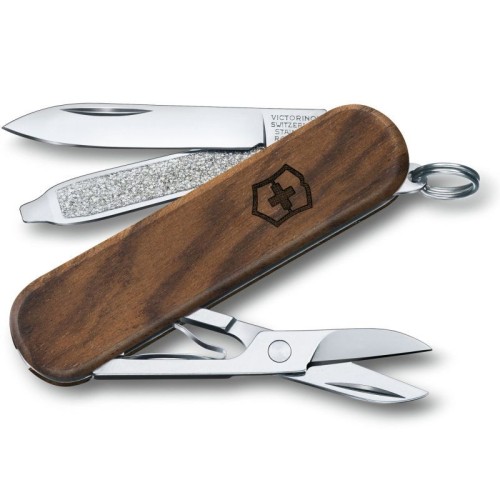 Ножи и мультитулы Victorinox Швейцарский складной нож 58мм Victorinox CLASSIC SD WOOD 0.6221.63B1
