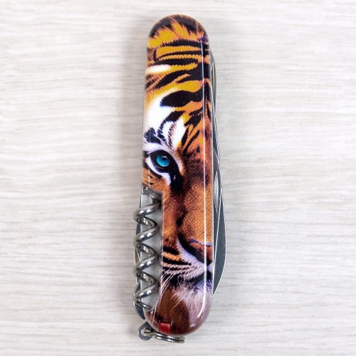 Ножи и мультитулы Victorinox Швейцарский складной нож 91мм Victorinox CLIMBER ANIMAL 1.3703.F1030pw