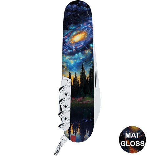 Ножи и мультитулы Victorinox Швейцарский складной нож 91мм Victorinox CLIMBER DESIGN Магический цветок 1.3703.3.R2070pk